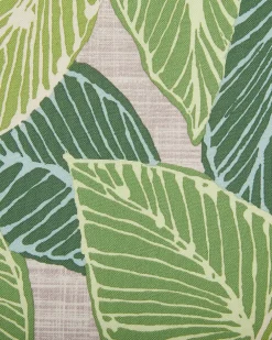 Cheap Beliani 8 Kpl Puutarhatuolisetti Lehtikuvioidulla Pehmusteella Sassari