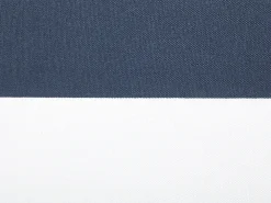 Shop Beliani 8 Kpl Setti Puutarhatuolin Pehmusteita Sini-Valkoraidallinen Sassari