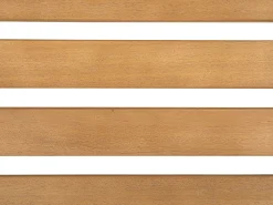 Ulkokalusteet<Beliani Akaasiapuinen Aurinkotuoli Raidallisella Pehmusteella Java