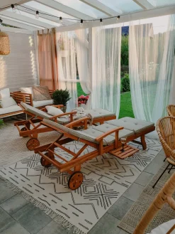 Shop Beliani Akaasiapuinen Aurinkotuoli Java