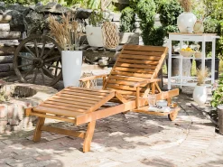 Shop Beliani Akaasiapuinen Aurinkotuoli Java