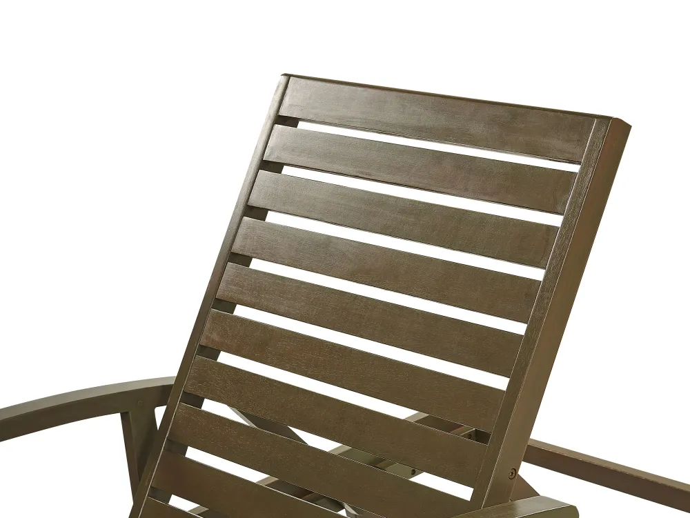 Store Beliani Aurinkotuoli Akaasia Tumma Puu Amantea