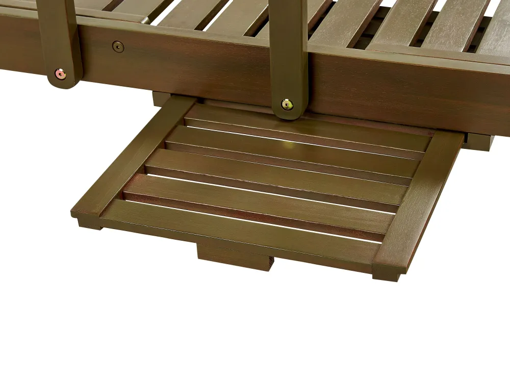 Store Beliani Aurinkotuoli Akaasia Tumma Puu Amantea