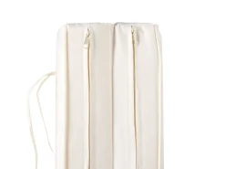 Ulkokalusteet<Beliani Aurinkotuoli Akaasia Vaalea Puu/Valkoinen Granari