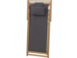 Ulkokalusteet<Beliani Aurinkotuoli Akaasia 2X Vaihtokankaat (Useita) Vaalea Puu Avellino