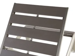 Fashion Beliani Aurinkotuoli Alumiini Harmaa Nardo