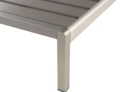 Fashion Beliani Aurinkotuoli Alumiini Harmaa Nardo