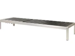 Best Beliani Aurinkotuoli Alumiini Musta Nardo