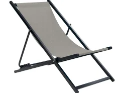 Ulkokalusteet<Beliani Aurinkotuoli Harmaa/Musta Locri Ii