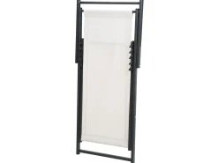 Ulkokalusteet<Beliani Aurinkotuoli Luonnonvalkoinen/Musta Locri