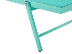 Ulkokalusteet<Beliani Aurinkotuoli Metallinen Mintunvihrea Portofino