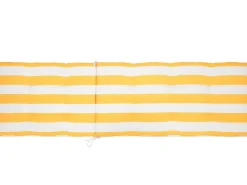 New Beliani Aurinkotuoli Pehmusteilla Keltavalkoinen Cesana