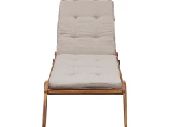 Ulkokalusteet<Beliani Aurinkotuoli Pehmusteilla Beige Cesana