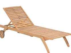 Ulkokalusteet<Beliani Aurinkotuoli Pehmusteilla Beige Cesana