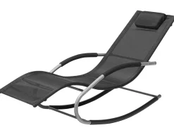 Sale Beliani Aurinkotuoli Teras Keinuva Musta Carano