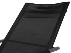 Sale Beliani Aurinkotuoli Teras Keinuva Musta Carano