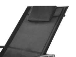 Flash Sale Beliani Aurinkotuoli Teras Keinuva Musta Carano Ii