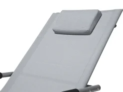 Ulkokalusteet<Beliani Aurinkotuoli Teras Keinuva Harmaa Carano