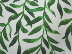 Ulkokalusteet<Beliani Aurinkotuoli Vaalea Akaasia Vaihtokankaat Luonnonvalkoinen/Valkovihrea Lehdet 2 Kpl Anzio