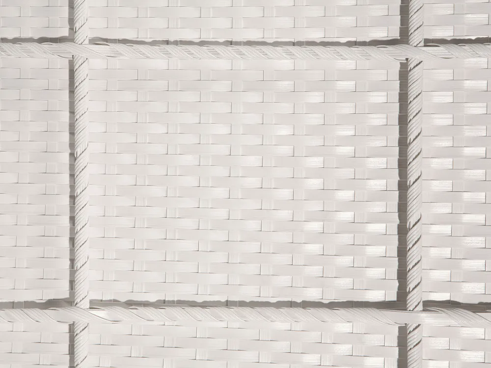 Best Beliani Aurinkotuoli Valkoinen Harmaalla Istuintyynylla Vasto