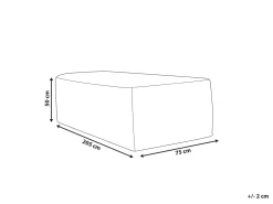 Tekstiilit<Beliani Aurinkotuolien Suojapeite Toscana/Firenze/Perugia 205 X 75 X 50 Cm Chuva