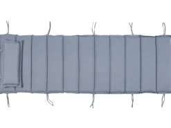 Tekstiilit<Beliani Aurinkotuolin Pehmuste Harmaansininen 180 X 60 Cm Brescia