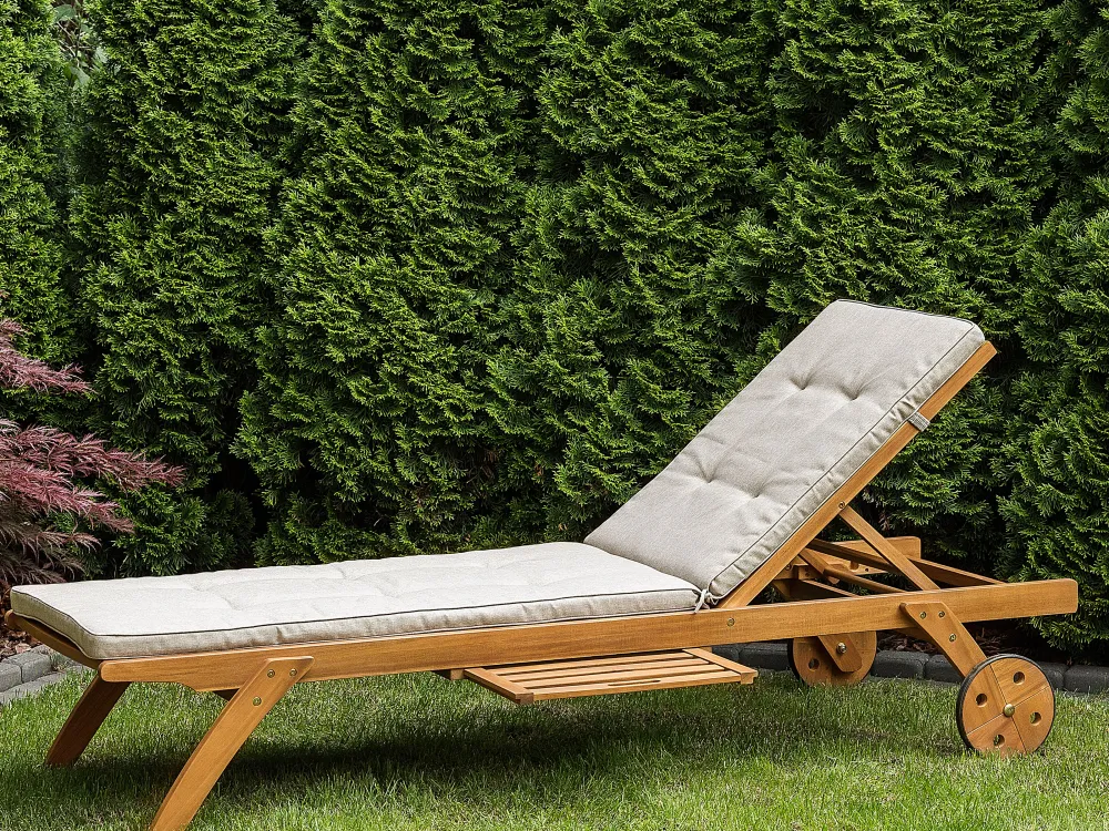 Tekstiilit<Beliani Aurinkotuolin Tyynyt Beige Cesana