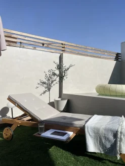 Tekstiilit<Beliani Aurinkotuolin Tyynyt Beige Cesana