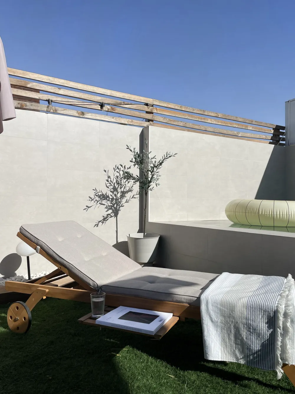 Tekstiilit<Beliani Aurinkotuolin Tyynyt Beige Cesana