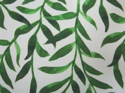 Tekstiilit<Beliani Aurinkotuolin Vaihtokangas Lehdet Valkoinen/Vihrea 2 Kpl Anzio/Avellino