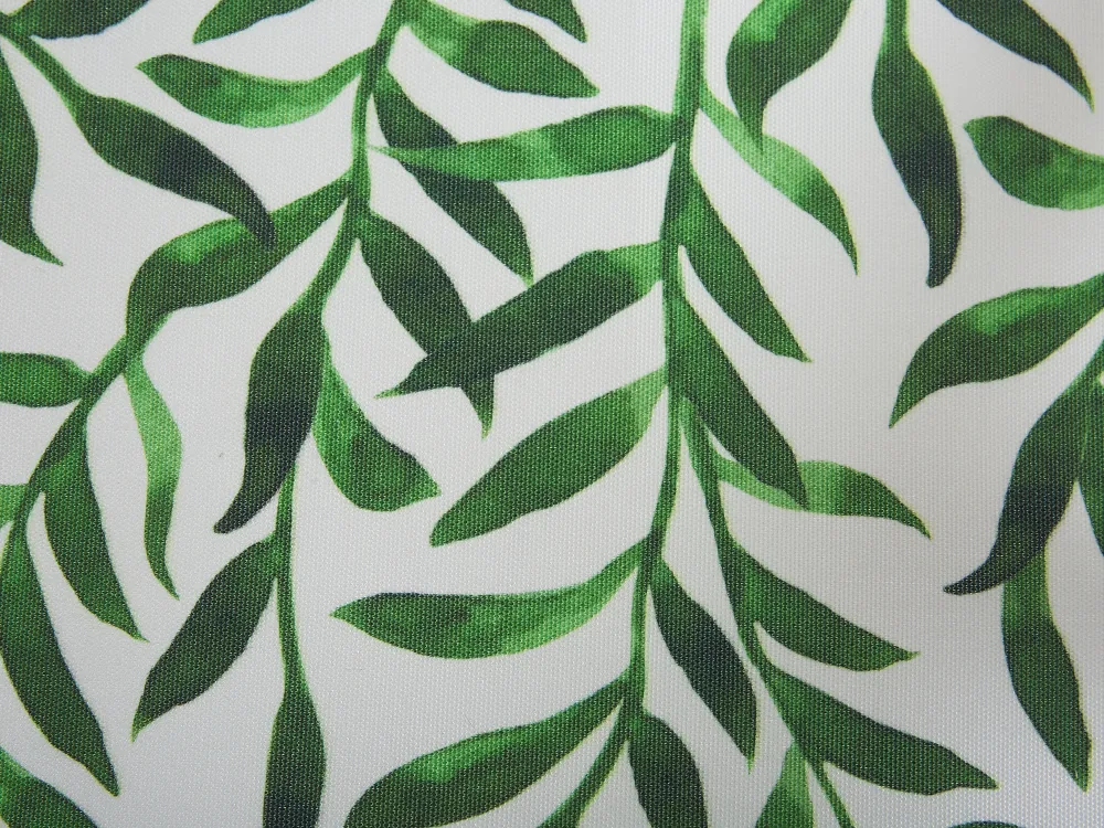 Tekstiilit<Beliani Aurinkotuolin Vaihtokangas Lehdet Valkoinen/Vihrea 2 Kpl Anzio/Avellino