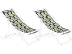 Sale Beliani Aurinkotuolin Vaihtokangas Taplat Monivarinen 2 Kpl Anzio/Avellino