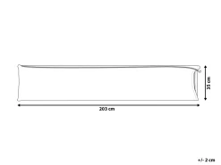 New Beliani Aurinkovarjojen Suojapeite Ravenna/Asti Ii 203 X 35 X 35 Cm Chuva
