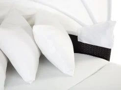 Clearance Beliani Aurinkovuode Polyrottinki Poyta Tummanruskea Sylt Lux