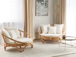 Hot Beliani Aurinkovuode Rottinki Luonnonvari 2 Kpl Rossano