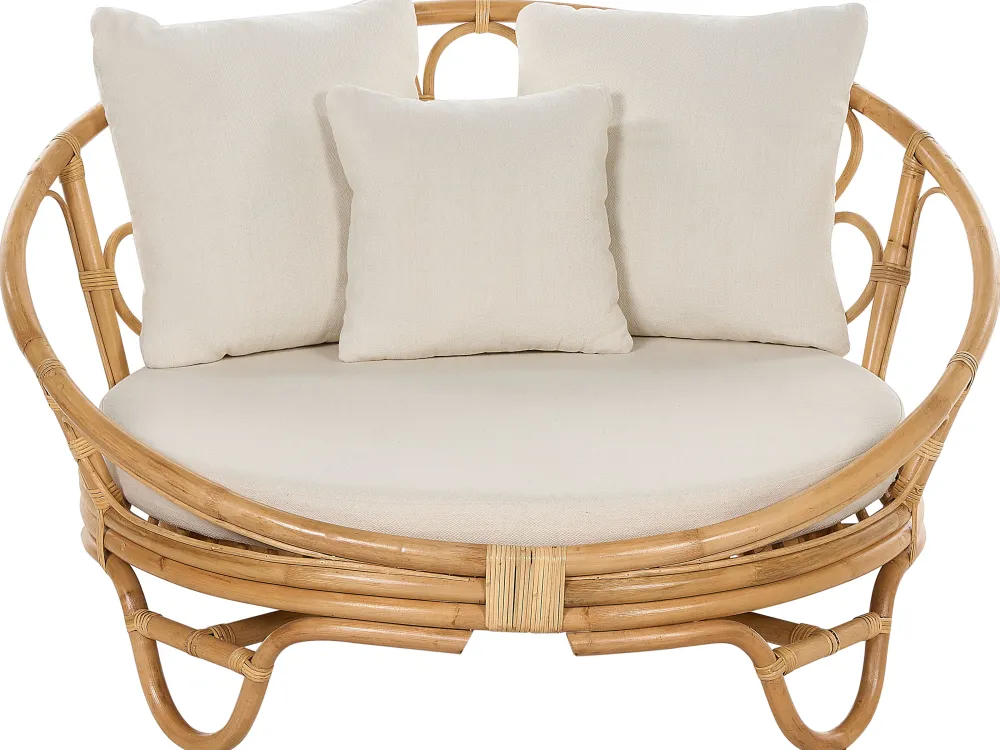 Hot Beliani Aurinkovuode Rottinki Luonnonvari 2 Kpl Rossano