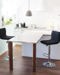 Flash Sale Beliani Baarijakkara Kangas Musta 2 Kpl Orlando