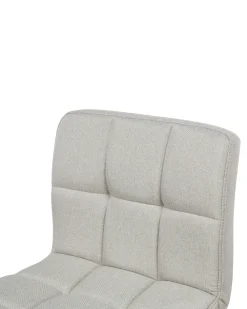 Tuolit<Beliani Baarijakkara Kangas Vaalea Beige 2 Kpl Marion