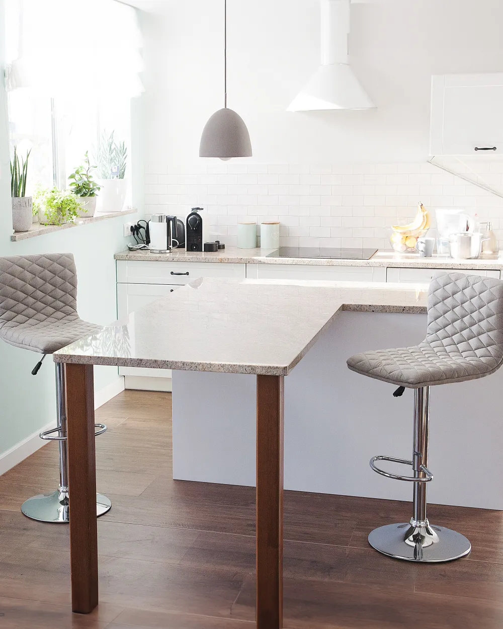 Tuolit<Beliani Baarijakkara Kangas Vaalea Beige 2 Kpl Orlando