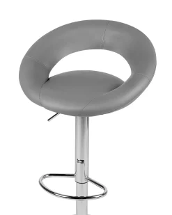 Tuolit<Beliani Baarijakkara Keinonahka Harmaa 2 Kpl Peoria