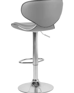 Discount Beliani Baarijakkara Keinonahka Harmaa 2 Kpl Conway