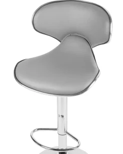 Discount Beliani Baarijakkara Keinonahka Harmaa 2 Kpl Conway