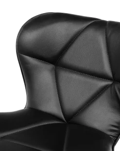 Tuolit<Beliani Baarijakkara Keinonahka Musta 2 Kpl Valetta