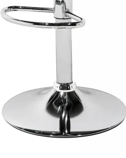 Tuolit<Beliani Baarijakkara Muovi Lapinakyva Valkoinen 2 Kpl Busan