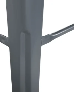 Tuolit<Beliani Baarijakkara Teras Harmaa 60 Cm 2 Kpl Cabrillo