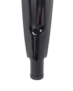 Tuolit<Beliani Baarijakkara Teras Musta 60 Cm 2 Kpl Cabrillo