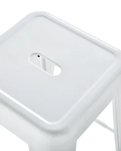 Tuolit<Beliani Baarijakkara Teras Valkoinen 76 Cm 2 Kpl Cabrillo