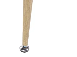 Pöydät<Beliani Baaripoyta Valkoinen/Vaalea Puu 90 X 50 Cm Chaves