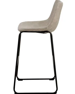 Fashion Beliani Baarituoli Kangas Beige 2 Kpl Franks