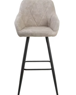 Tuolit<Beliani Baarituoli Kangas Beige 2 Kpl Darien